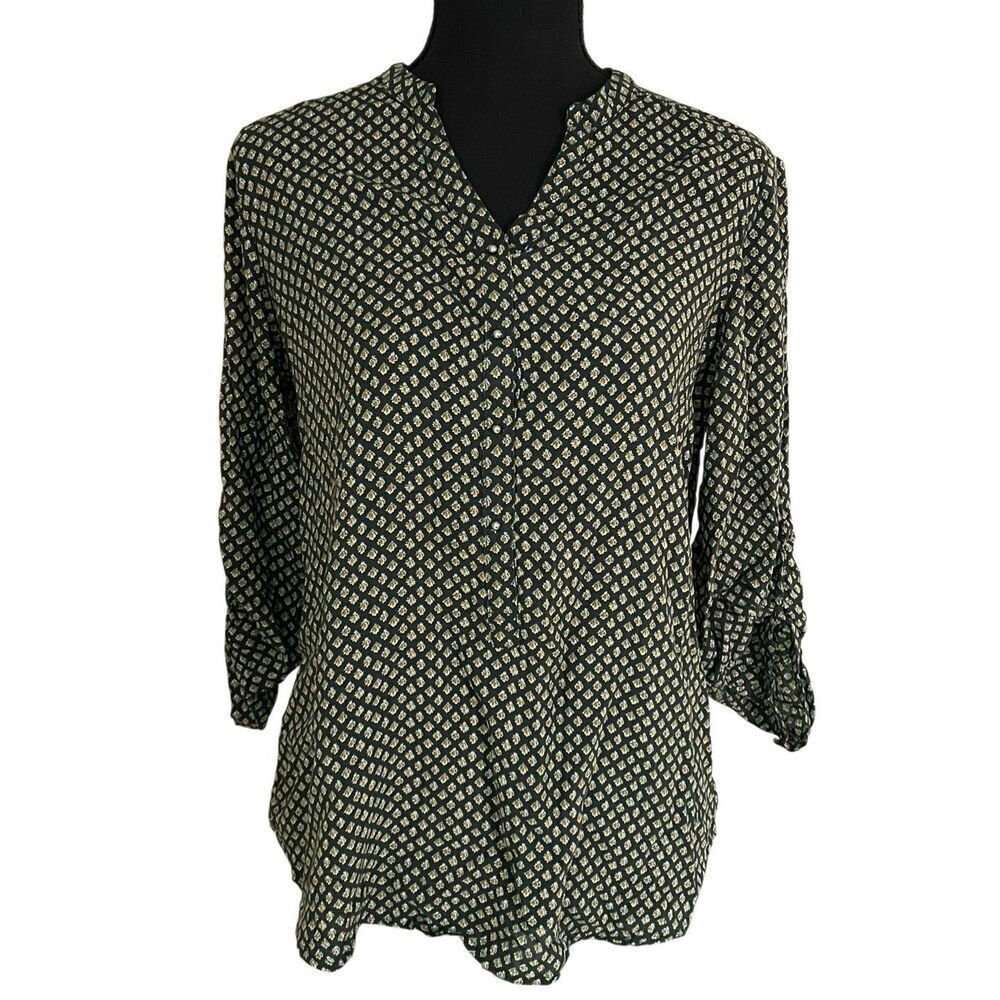 Grande & Greene Women’s 3/4 SLV Blouse/Top/Shirt